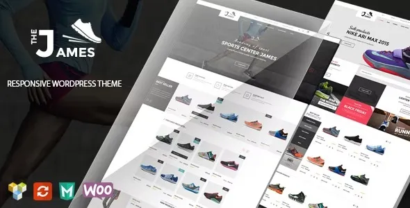 James – Responsive WooCommerce Shoes Theme 95% OFF