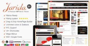 Jarida – Responsive WordPress News, Magazine, Blog Theme [95% OFF]