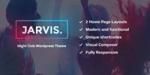 Jarvis - Night Club, Concert, Festival WordPress Theme 95% OFF