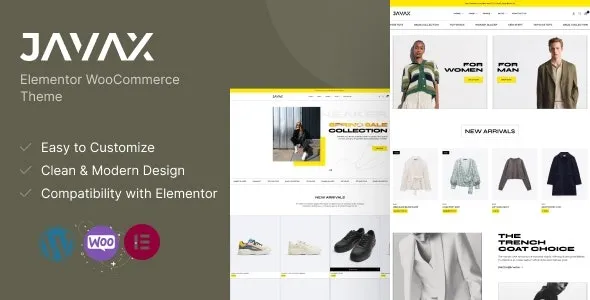 Javax – Elementor WooCommerce Theme 95% OFF