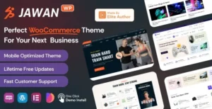 Jawan- Gym & Sports Store WooCommerce Theme 95% OFF