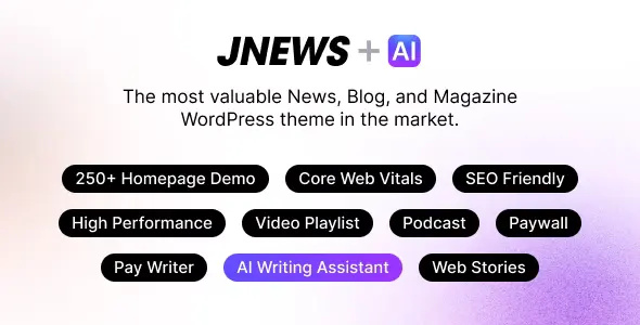 JNews – WordPress Newspaper Magazine Blog AMP Theme [95% OFF]