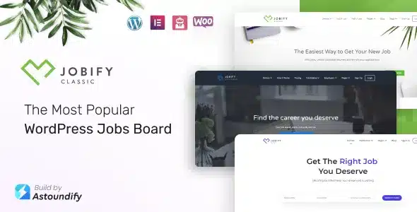 Jobify – Job Board WordPress Theme [95% OFF]
