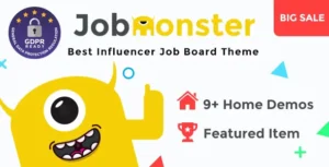 Jobmonster – Job Board WordPress Theme [95% OFF]