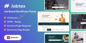 Jobtex – Job Board WordPress Theme 95% OFF