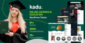 Kadu - Education WordPress Theme 95% OFF