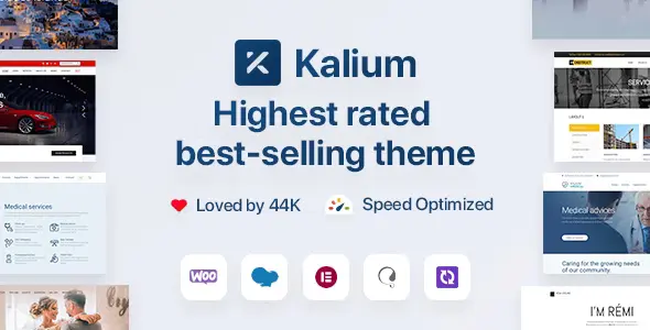 Kalium Creative Multipurpose WordPress & WooCommerce Theme [95% OFF]