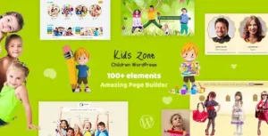 Kids Zone Children & Kids WordPress Theme [95% OFF]