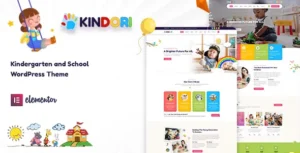 Kindori – School Kindergarten WordPress Theme [95% OFF]