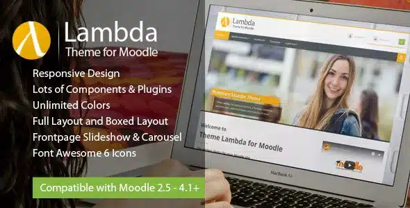 Lambda – Responsive Moodle Theme [95% OFF]