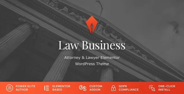 LawBusiness – Attorney & Lawyer WordPress Theme 95% OFF