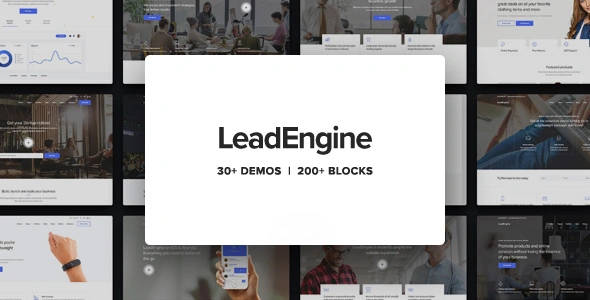 LeadEngine – Multi-Purpose WordPress Theme with Page Builder [95% OFF]