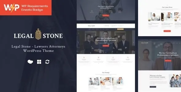 Legal Stone – Lawyers & Attorneys WordPress Theme 95% OFF