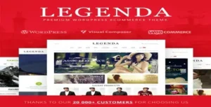 Legenda Responsive Multi-Purpose WordPress Theme [95% OFF]