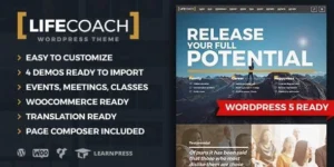 Life Coach WordPress Theme [95% OFF]