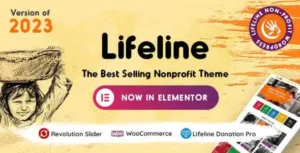 Lifeline – NGO Charity Fund Raising WordPress Theme [95% OFF]