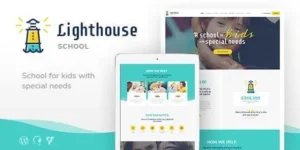Lighthouse - School for Handicapped Kids WordPress Theme 95% OFF