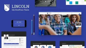 Lincoln – Education Material Design WordPress Theme [95% OFF]