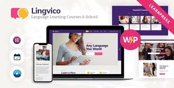 Lingvico Language Center & Training Courses WordPress Theme [95% OFF]
