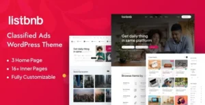 Listbnb – Classified Ads WordPress Theme 95% OFF