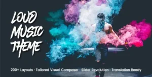 Loud - A Modern WordPress Theme for the Music Industry 95% OFF