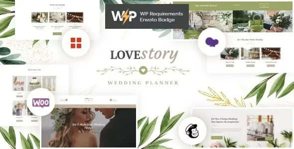 Love Story – A Beautiful Wedding and Event Planner Theme 95% OFF