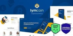 Lymcoin - Cryptocurrency & ICO WordPress Theme 95% OFF