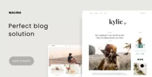 Malina – Personal WordPress Blog Theme [95% OFF]