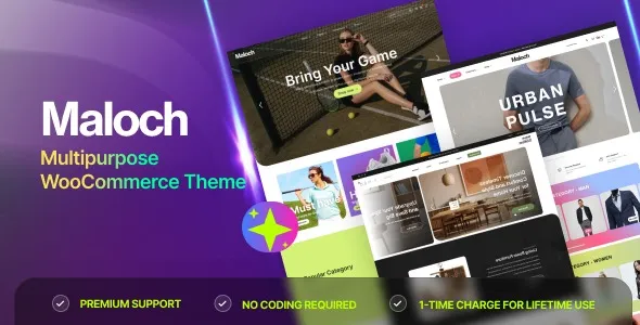 Maloch – Multipurpose WooCommerce Theme 95% OFF