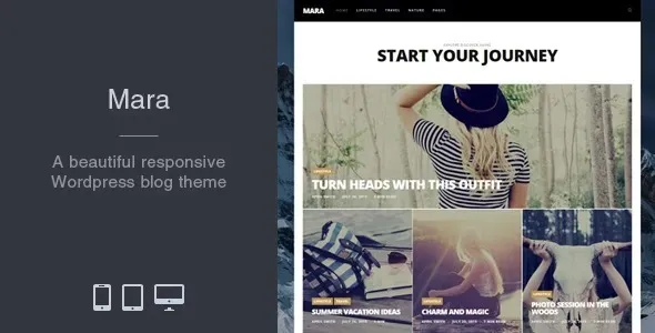 Mara – Beautiful Photo WordPress Blog Theme 95% OFF