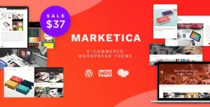 Marketica – eCommerce and Marketplace – WooCommerce WordPress Theme [95% OFF]