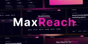 MaxReach – SEO & Digital Agency WordPress Theme 95% OFF