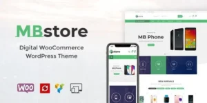 MBStore - Digital WooCommerce WordPress Theme 95% OFF