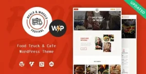 Meals & Wheels Street Festival & Fast Food Delivery WordPress Theme 95% OFF