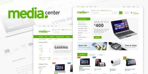 MediaCenter – Electronics Store WooCommerce Theme 95% OFF