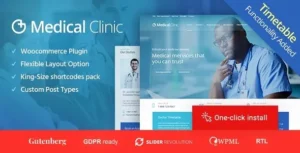 Medical Clinic – Health & Doctor Medical Theme 95% OFF