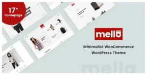 Mella – Minimalist Ajax WooCommerce WordPress Theme [95% OFF]