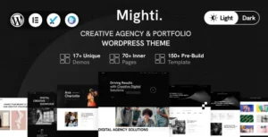 Mighti - Creative Agency & Portfolio WordPress Theme 95% OFF