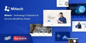 Mitech Technology IT Solutions & Services WordPress Theme 95% OFF