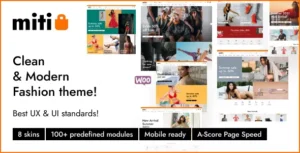 Miti – Elementor Fashion WooCommerce Theme [95% OFF]