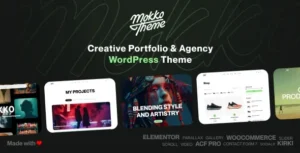 Mokko - Creative Portfolio & Agency Theme 95% OFF