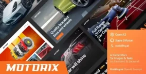 Motorix – Car Repair, Shop & Detailing WordPress Theme 95% OFF