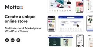 Motta Multi-Vendor WordPress Theme - 95% OFF