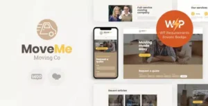 MoveMe Moving & Storage Relocation Company WordPress Theme [95% OFF]