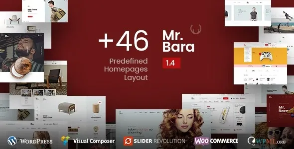 Mr.Bara – Responsive Multi-Purpose eCommerce Theme 95% OFF