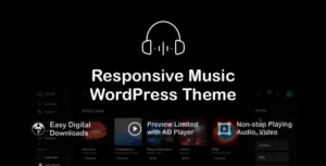 Musik – Responsive Music WordPress Theme 95% OFF