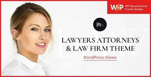 M.Williamson – Lawyer & Legal Adviser WordPress Theme 95% OFF