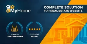 MyHome Real Estate WordPress Theme [95% OFF]