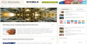 MyThemeShop Minimalia WordPress Theme [95% OFF]