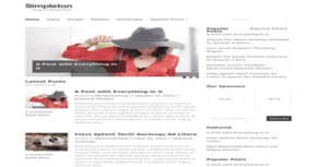 MyThemeShop Simpleton WordPress Theme [95% OFF]